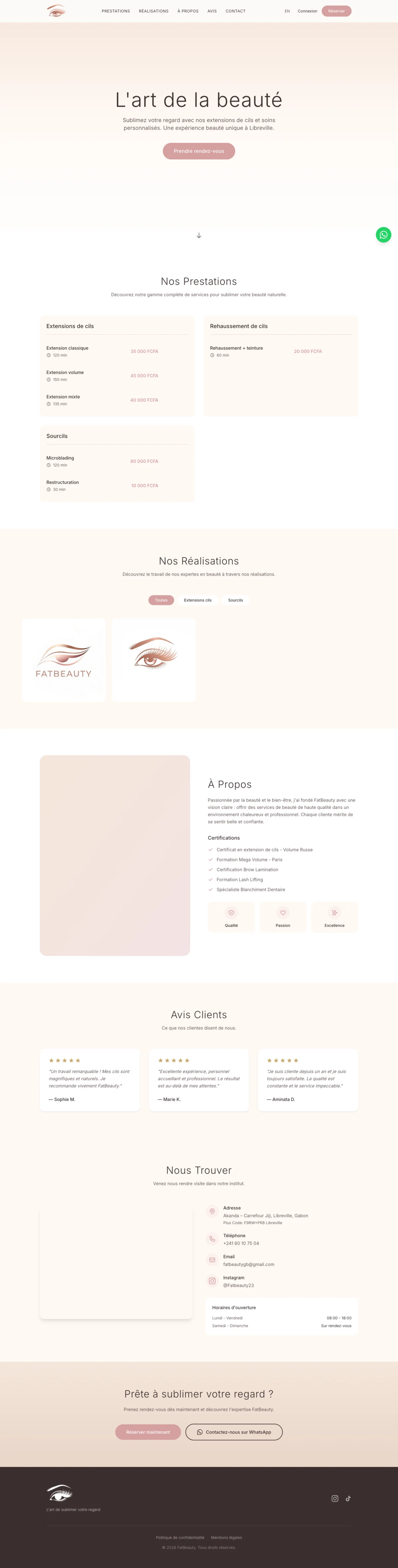FatBeauty — Institut de Beauté